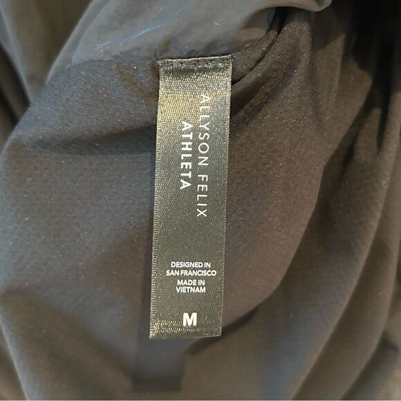 Athleta Allyson Felix Legend Oversized Jacket Black Size Medium - Picture 8 of 12